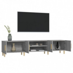 TV-Schrank Grau Sonoma 180x31,5x40 cm Holzwerkstoff