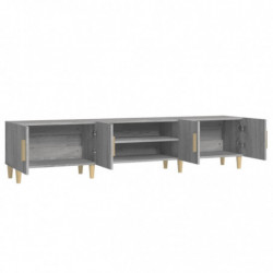 TV-Schrank Grau Sonoma 180x31,5x40 cm Holzwerkstoff