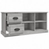 TV-Schrank Grau Sonoma 102x35,5x47,5 cm Holzwerkstoff