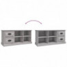 TV-Schrank Grau Sonoma 102x35,5x47,5 cm Holzwerkstoff