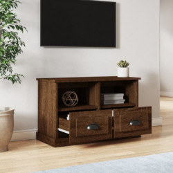 TV-Schrank Braun Eichen-Optik 80x35x50 cm Holzwerkstoff