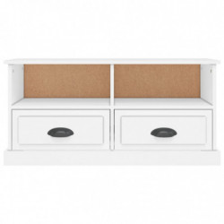 TV-Schrank Weiß 93x35,5x45 cm Holzwerkstoff