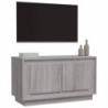 TV-Schrank Grau Sonoma 80x35x45 cm Holzwerkstoff