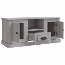 TV-Schrank Grau Sonoma 100x35,5x45 cm Holzwerkstoff