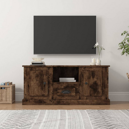 TV-Schrank Räuchereiche 100x35,5x45 cm Holzwerkstoff