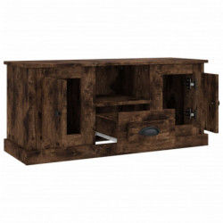 TV-Schrank Räuchereiche 100x35,5x45 cm Holzwerkstoff