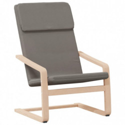 Relaxsessel Taupe Stoff