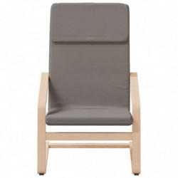 Relaxsessel Taupe Stoff