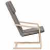 Relaxsessel Taupe Stoff