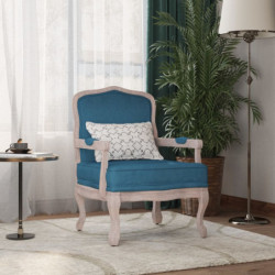 Sessel Blau 64x64x90 cm Samt