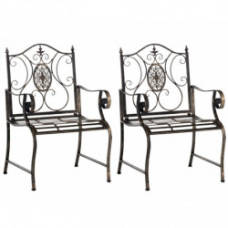2er Set Gartenstühle Punjab