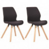 2er Set Stuhl Luna Stoff