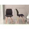 2er Set Stuhl Luna Stoff