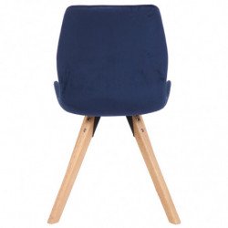 2er Set Stuhl Luna Samt