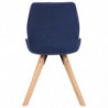 2er Set Stuhl Luna Samt