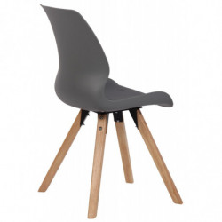 4er Set Stuhl Luna Kunststoff