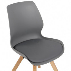 4er Set Stuhl Luna Kunststoff