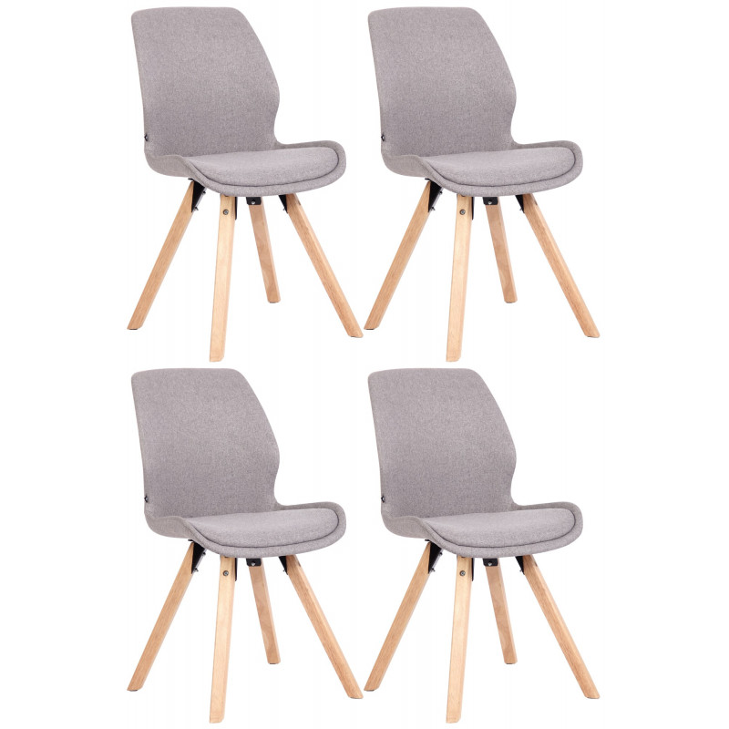 4er Set Stuhl Luna Stoff