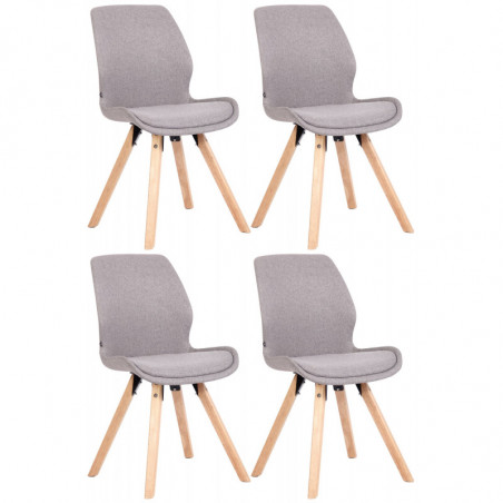 4er Set Stuhl Luna Stoff