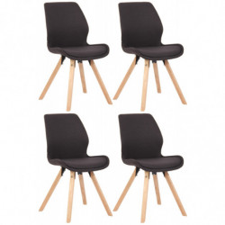 4er Set Stuhl Luna Stoff