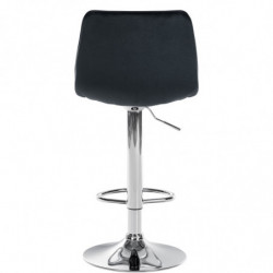 Barhocker Lex Samt Chrom
