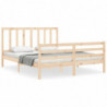 Massivholzbett mit Kopfteil 5FT King Size