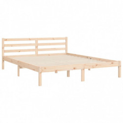 Massivholzbett mit Kopfteil 5FT King Size