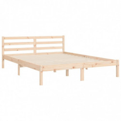 Massivholzbett mit Kopfteil 5FT King Size