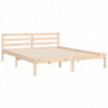 Massivholzbett mit Kopfteil 5FT King Size