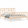 Massivholzbett mit Kopfteil 5FT King Size