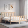 Massivholzbett mit Kopfteil 5FT King Size