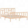 Massivholzbett mit Kopfteil 5FT King Size