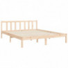 Massivholzbett mit Kopfteil 5FT King Size