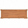 TV-Schrank mit Schubladen 120x40x45 cm Massivholz Teak