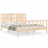 Massivholzbett mit Kopfteil 5FT King Size