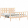 Massivholzbett mit Kopfteil 5FT King Size