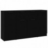 Sideboards 3 Stk. Schwarz Holzwerkstoff