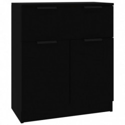 Sideboards 3 Stk. Schwarz Holzwerkstoff