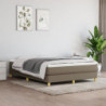 Boxspringbett mit Matratze Taupe 140x190 cm Stoff