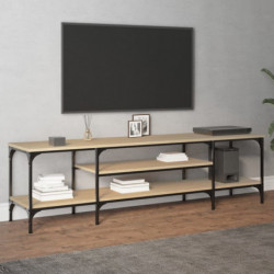 TV-Schrank Sonoma-Eiche 161x35x45 cm Holzwerkstoff & Eisen