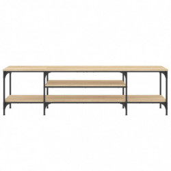 TV-Schrank Sonoma-Eiche 161x35x45 cm Holzwerkstoff & Eisen