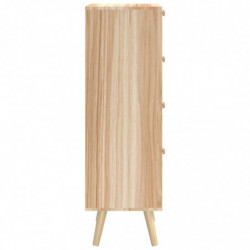 Highboard mit Schubladen 40x30x95 cm Holzwerkstoff