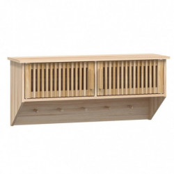 Wandgarderobe mit Haken 80x24x35,5 cm Holzwerkstoff