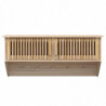 Wandgarderobe mit Haken 80x24x35,5 cm Holzwerkstoff