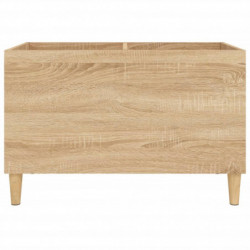 Plattenschrank Sonoma-Eiche 74,5x38x48 cm Holzwerkstoff