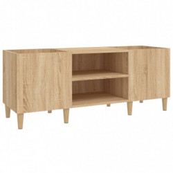 Plattenschrank Sonoma-Eiche 121x38x48 cm Holzwerkstoff