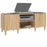 Plattenschrank Sonoma-Eiche 121x38x48 cm Holzwerkstoff