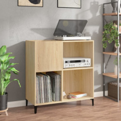 Plattenschrank Sonoma-Eiche 84,5x38x89 cm Holzwerkstoff