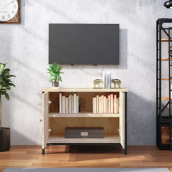TV-Schrank mit Türen Sonoma-Eiche 60x35x45 cm Holzwerkstoff
