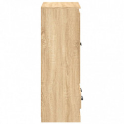 Highboard Sonoma-Eiche 60x35,5x103,5 cm Holzwerkstoff